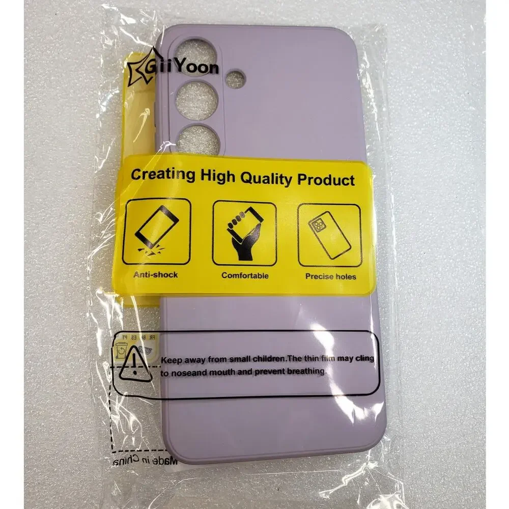 AliYoon Silicone Case for Samsung Galaxy S24 Regular (Purple)
